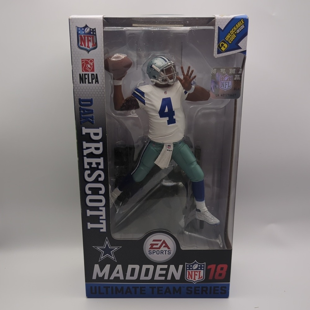 Dak Prescott McFarlane Madden NFL 18 Ultimate Team Series 2 Figure